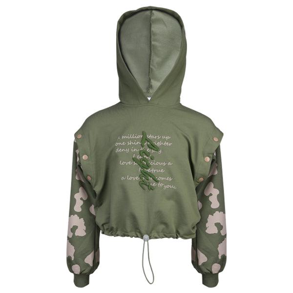 Army hoodie for girls sale