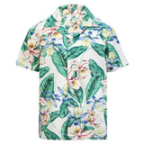 MULTICOLOUR "QUILL & FLOWER" PRINT BOYS SHORT SLEEVE SHIRT - ruffntumblekids