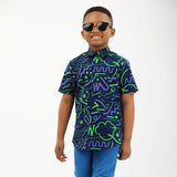 MULTICOLOR SHORT SLEEVE SHIRT - ruffntumblekids