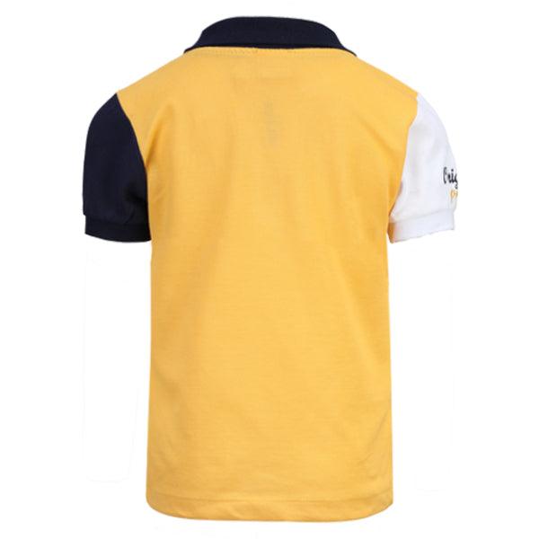 BOYS YELLOW POLO TSHIRT - ruffntumblekids