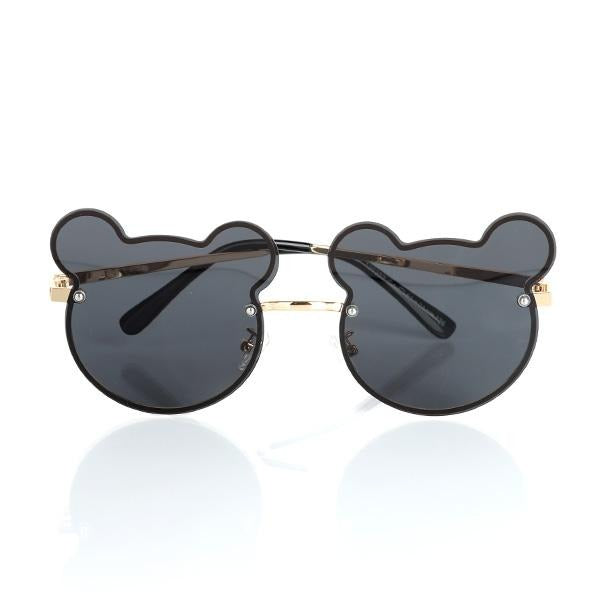 GIRLS BLACK SUNGLASSES WITH MICKEY MOUSE FRAME - ruffntumblekids