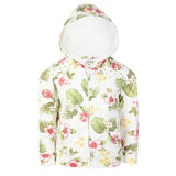 MULTICOLOR GIRLS HOODIE WITH FLORAL PRINT - ruffntumblekids