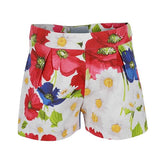 GIRLS MULTI COLOR PRINTED SHORT - ruffntumblekids