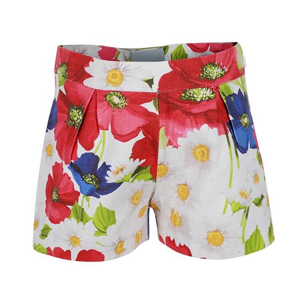 GIRLS MULTI COLOR PRINTED SHORT - ruffntumblekids