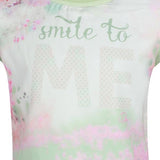 GIRLS AQUA FLORAL T-SHIRT - ruffntumblekids